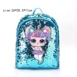 LOL dolls SURPRISE mochila bag Children's School Cute Bag plecak 3d Bag Cartoon Print Cute Anime kids Backpack Kindergarten