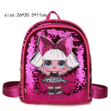 LOL dolls SURPRISE mochila bag Children's School Cute Bag plecak 3d Bag Cartoon Print Cute Anime kids Backpack Kindergarten