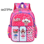 LOL dolls SURPRISE mochila bag Children's School Cute Bag plecak 3d Bag Cartoon Print Cute Anime kids Backpack Kindergarten