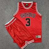 Cosplay Anime Slam Dunk Shohoku Basketball Sakuragi Hanamichi Cosplay Uniform Jersey Slam Dunk NO.10 Power Forward Clothes Sport