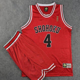 Cosplay Anime Slam Dunk Shohoku Basketball Sakuragi Hanamichi Cosplay Uniform Jersey Slam Dunk NO.10 Power Forward Clothes Sport