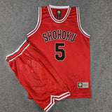 Cosplay Anime Slam Dunk Shohoku Basketball Sakuragi Hanamichi Cosplay Uniform Jersey Slam Dunk NO.10 Power Forward Clothes Sport