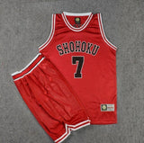 Cosplay Anime Slam Dunk Shohoku Basketball Sakuragi Hanamichi Cosplay Uniform Jersey Slam Dunk NO.10 Power Forward Clothes Sport