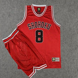 Cosplay Anime Slam Dunk Shohoku Basketball Sakuragi Hanamichi Cosplay Uniform Jersey Slam Dunk NO.10 Power Forward Clothes Sport