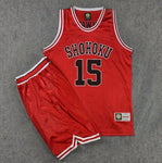 Cosplay Anime Slam Dunk Shohoku Basketball Sakuragi Hanamichi Cosplay Uniform Jersey Slam Dunk NO.10 Power Forward Clothes Sport