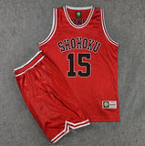 Cosplay Anime Slam Dunk Shohoku Basketball Sakuragi Hanamichi Cosplay Uniform Jersey Slam Dunk NO.10 Power Forward Clothes Sport