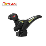 Legoing Luminous style Dinosaur Jurassic park World Tyrannosaurus indominus rex shark Building Block figures Toys for Children