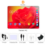 2020 New design 10.1 inch  the Tablet Android 9.0 8 Core 6GB + 128GB ROM Dual Camera 8MP SIM Tablet PC Wifi GPS 4G Lte phone