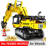 720pcs 2in1 Compatible Brand Technic Excavator Model Building Blocks Brick Without Motors Set City Kids Toys for children Gift