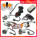 Technic parts compatible for LegoINGlys multi power functions tool servo blocks train engine xl motor PF model sets 88002