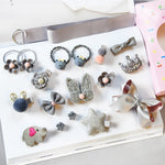 18pcs/set Gift Box Kid Fashion Hair Accesories Hairpin Headband Gift Baby Girls Hairbands Hairclip Hair Bands Hair Barrette