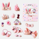 18pcs/set Gift Box Kid Fashion Hair Accesories Hairpin Headband Gift Baby Girls Hairbands Hairclip Hair Bands Hair Barrette