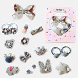 18pcs/set Gift Box Kid Fashion Hair Accesories Hairpin Headband Gift Baby Girls Hairbands Hairclip Hair Bands Hair Barrette