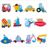Early Educational Children's puzzle Toys Puzzle Card Cartoon Traffic Animal Fruit Pair Matching Game Toys for Children