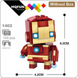 LOZ Mini Blocks Cartoon Avenger Super hero iron man DIY Model Building Kits Brick Figures Building Blocks action figures Toys