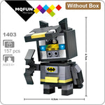 LOZ Mini Blocks Cartoon Avenger Super hero iron man DIY Model Building Kits Brick Figures Building Blocks action figures Toys