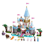 Elsa Anna Belle Ariel Moana Cinderella Castle Building Blocks Bricks Compatible Princess Legoinglys Friends Figures Girl Toys