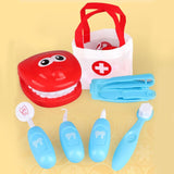 Funny Pretend Dentist Check Teeth Model Set Kids Children Doctor Role Play Educational Learning Toys