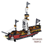 1860pcs NO match legoed RS titanic pirates sets cruise ship model boat DIY building Diamond mini nanoed Blocks Kit children kids