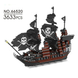 1860pcs NO match legoed RS titanic pirates sets cruise ship model boat DIY building Diamond mini nanoed Blocks Kit children kids