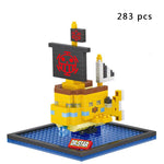 1860pcs NO match legoed RS titanic pirates sets cruise ship model boat DIY building Diamond mini nanoed Blocks Kit children kids