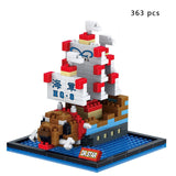 1860pcs NO match legoed RS titanic pirates sets cruise ship model boat DIY building Diamond mini nanoed Blocks Kit children kids