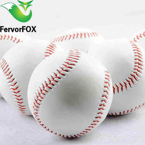 High quality 9" Handmade Baseballs PVC Upper Rubber Inner Soft Baseball Balls Softball Ball Training Exercise Baseball Balls