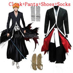 Anime Bleach Cosplay Ichigo Kurosaki Bankai Hollow Mask Wig Men Halloween Cosplay Costume