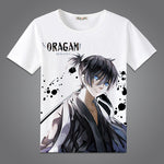 Coshome Noragami Yato T shirts Cosplay Costumes Men Women T-shirts Adult Anime Tops Short Sleeves Summer Tees