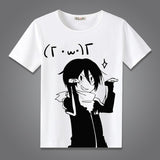 Coshome Noragami Yato T shirts Cosplay Costumes Men Women T-shirts Adult Anime Tops Short Sleeves Summer Tees