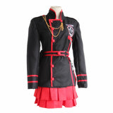 Anime D.Gray-man Linali Lenalee Lee Allen Walker Cosplay Costume Black School Uniform Qutfit Suit Full Set Halloween Outfit