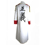 Brdwn One Piece Unisex Marine Soldier White Cosplay Cloak Anime Costumes