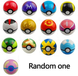 DROPSHIPPING 1Pcs Pokeball+1pcs Random Figure Inside action figures Toys for children Cool collection toys for Kid Birthday Gift