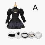 Chinese Size Nier Automata Yorha 2B Cosplay Suit Anime Women Outfit Disguise Costume Set Fancy Halloween Girls Party Black Dress