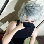 Anime Naruto Kakashi Hatake Cosplay Wig + Wig Cap