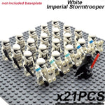 21pcs/set Star Wars Royal Guard Wolf Trooper Shock Trooper 501st Legion Palpatine Building Blocks Bricks Toys for Children