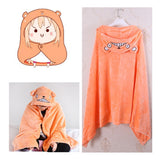 Free Shipping Himouto! Umaru-chan Cloak Anime Umaru chan Doma Umaru Cosplay Costume Flannels Cloaks Blanket Soft Cap Hoodie