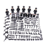 New LegoINGlys Military SWAT City Police Minifigure Modern Commando Special Forces Weapons Building Blocks Mini Figures Toys
