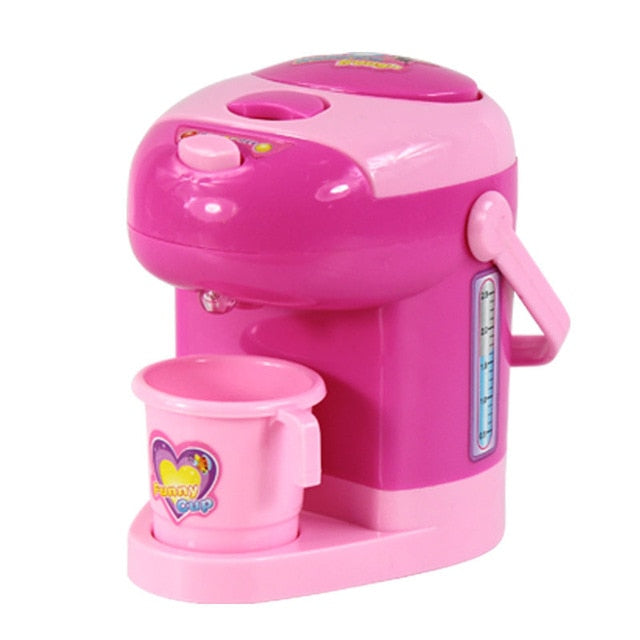 Pink Household Appliances Children Pretend Play Toaster Vacuum