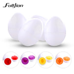 Fulljion Montessori Learning Education Math Toys 6 Smart Eggs 3D Puzzle Game For Children Popular Toys Jigsaw Mixed Shape Tools