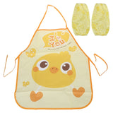 1 Set Kids Apron Sleeves Children Painting Kitchen Cooking Waterproof Protection