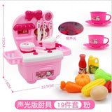 Zhenwei kitty Kitchen Set for Kids  PlaySet Pretend Role Play Toys Cookware Miniature Food Kitchen Set for Kids Educational Toys