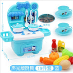 Zhenwei kitty Kitchen Set for Kids  PlaySet Pretend Role Play Toys Cookware Miniature Food Kitchen Set for Kids Educational Toys