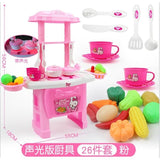 Zhenwei kitty Kitchen Set for Kids  PlaySet Pretend Role Play Toys Cookware Miniature Food Kitchen Set for Kids Educational Toys