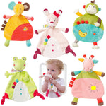 Baby soothing appease towel animal plush toys Soft skin Nibbling  pacify toys sleeping plush bib toys comforting blanket