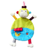 Baby soothing appease towel animal plush toys Soft skin Nibbling  pacify toys sleeping plush bib toys comforting blanket