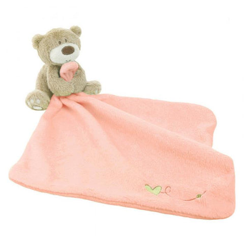 Infant Reassure Towel Newborn Bear Blankie Development Baby Plush Toys Baby Appease Towels Educational Xmas Gifts