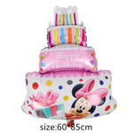 Giant Mickey Minnie Mouse Balloon Cartoon Foil Balloon Kids Birthday Party Decorations Classic Toys Gift cartoon hat