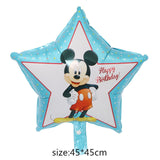 Giant Mickey Minnie Mouse Balloon Cartoon Foil Balloon Kids Birthday Party Decorations Classic Toys Gift cartoon hat