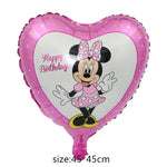 Giant Mickey Minnie Mouse Balloon Cartoon Foil Balloon Kids Birthday Party Decorations Classic Toys Gift cartoon hat